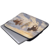 Foals at Play Laptopschutzhülle (Vorne Knopf)