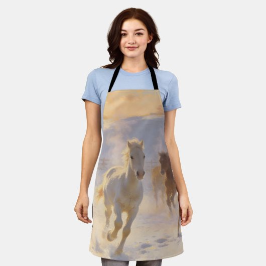 Foals at Play Schürze (Getragen)