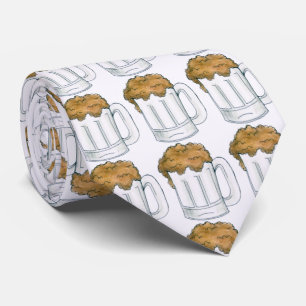 Foam Beer Stein Tasse Tasse St. Patrick's Day Kraw Krawatte