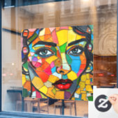 Foam Boards Fensteraufkleber (Café-Fenster)