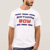 Foam Dart War Birthday Boy T-Shirt (Vorderseite)