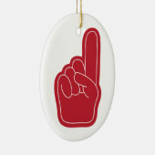 Foam Finger Keramikornament (Rechts)