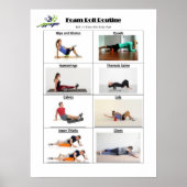 Foam Roll Routine Poster (Vorne)