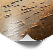 Foam surf Welle am Strand Fotodruck (Ecke)