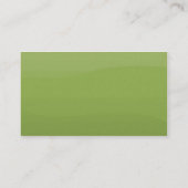 Foamgreen Wellen - Geschäft Visitenkarte (Rückseite)