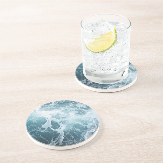 Foaming Surf Painting Getränkeuntersetzer (Seite)