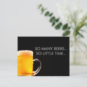 Foamy Beer Tasse Postcard Postkarte (Stehend Vorderseite)