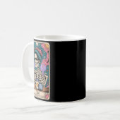 Fobi Angst, mit dem Funny Tarot Skelett C Kaffeetasse (Vorderseite Links)