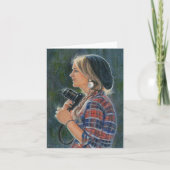 "Foced" Grußkarte von Barbara Stanton Karte (Vorderseite)