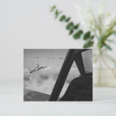 Focke-Wulf 190D Kämpfer Nah in. Postkarte (Stehend Vorderseite)