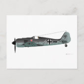 Focke-Wulf F-190 Postkarte (Vorderseite)