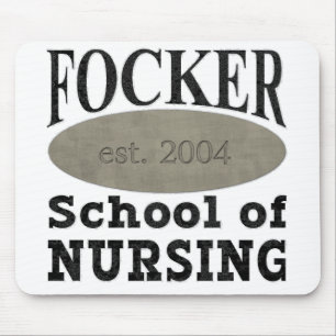 Focker Schule der Krankenpflege lustig Mousepad
