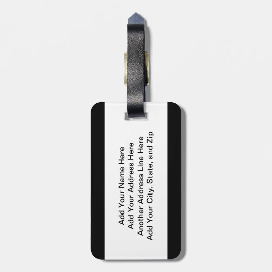 Focu glauben atmen gepäckanhänger (Rückseite vertikal)