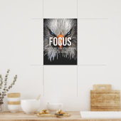 FOCUS - Adler Motivierend Poster (Küche)