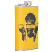 Focus Blindfold Motivational Street Art Illustrati Flachmann (Rechts)