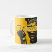 Focus Blindfold Motivational Street Art Illustrati Kaffeetasse (Vorderseite Links)