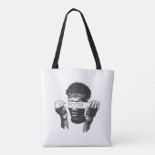 Focus Blindfold Motivational Street Art Illustrati Tasche (Rückseite)