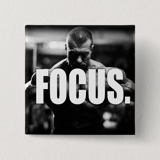 FOCUS - "Body Gebäude" Motivierend Button (Vorderseite)