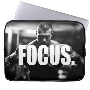 FOCUS - "Body Gebäude" Motivierend Laptopschutzhülle