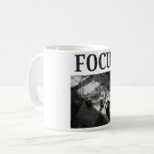 FOCUS - Dark Academia Minimalist Photography Kaffeetasse (Vorderseite Links)