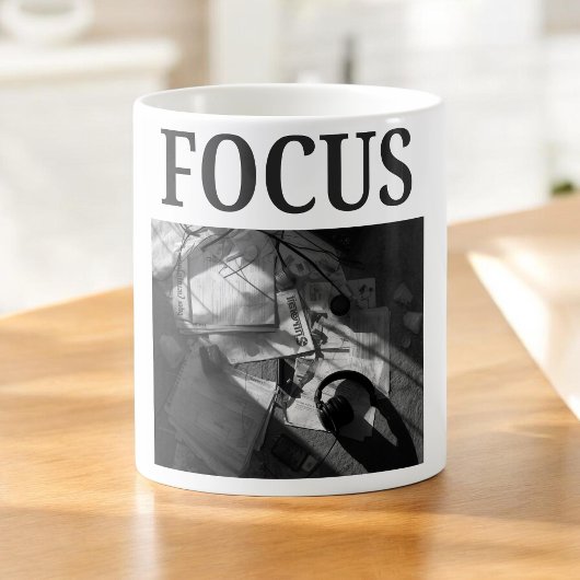 FOCUS - Dark Academia Minimalist Photography Kaffeetasse