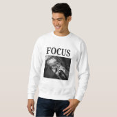 FOCUS - Dark Academia Minimalist Photography Sweatshirt (Vorne ganz)