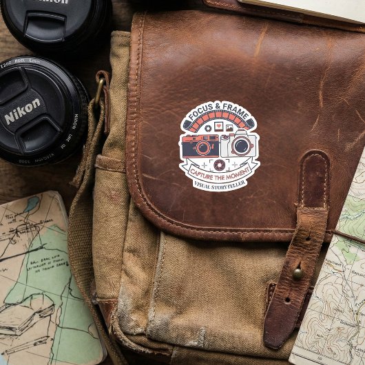 Focus & Frame: Visual Storyteller Photography Aufkleber