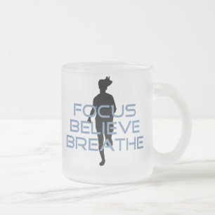 Focus Glaube Breathe Blue T - Shirt Mattglastasse