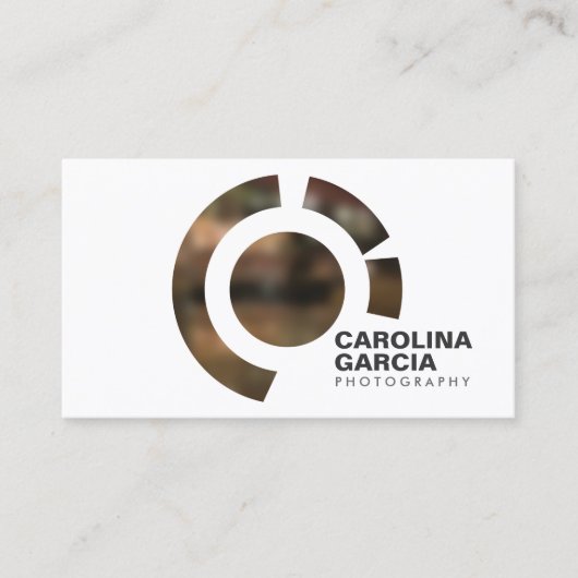 FOCUS LOGO III für die FOTOGRAFISCHE Visitenkarte (Vorderseite)