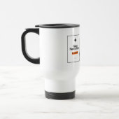 Focus Long Travel Mug | Value Needs Time Design Reisebecher (Links)