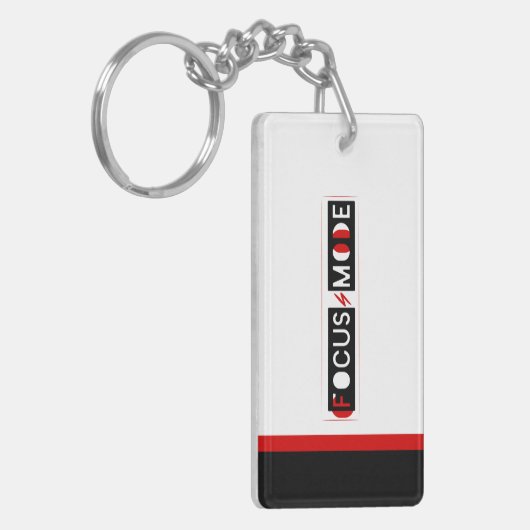 Focus Mode Acrylic Keychain Schlüsselanhänger (Vorderseite links)