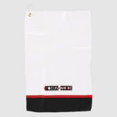 Focus Mode Golfhandtuch (Vorderseite)