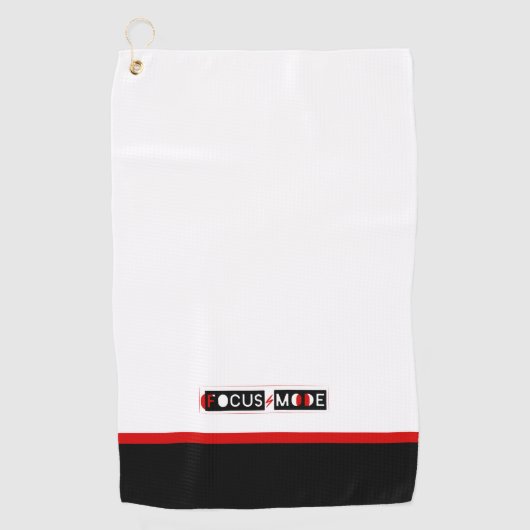 Focus Mode Golfhandtuch (Vorderseite)