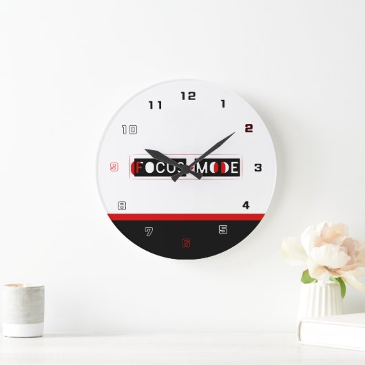 Focus Mode Große Wanduhr (Zuhause)