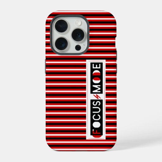 Focus Mode iPhone Hülle (Rückseite)