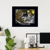 FOCUS Motivierend Poster (Heimbüro)