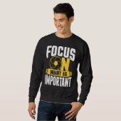 Focus On What Is Important Photographer Camera 1 Sweatshirt (Vorne ganz)