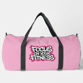 Focus on Your Fitness Gym Gear Duffle Bag (Vorderseite)