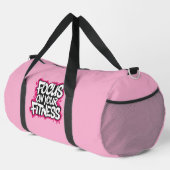 Focus on Your Fitness Gym Gear Duffle Bag (Rechte Ecke)