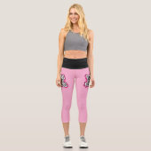 Focus on Your Fitness Women's Exercise Capri Leggings (Vorderseite)