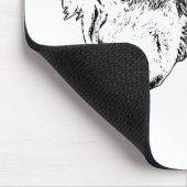 Focus Pad: Eine Schneeflocke Mousepad (Ecke)