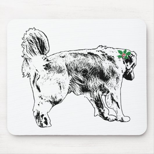 Focus Pad: Eine Schneeflocke Mousepad (Vorne)