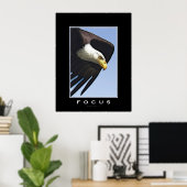 FOCUS Riesiges Motivierend Art Poster (Heimbüro)
