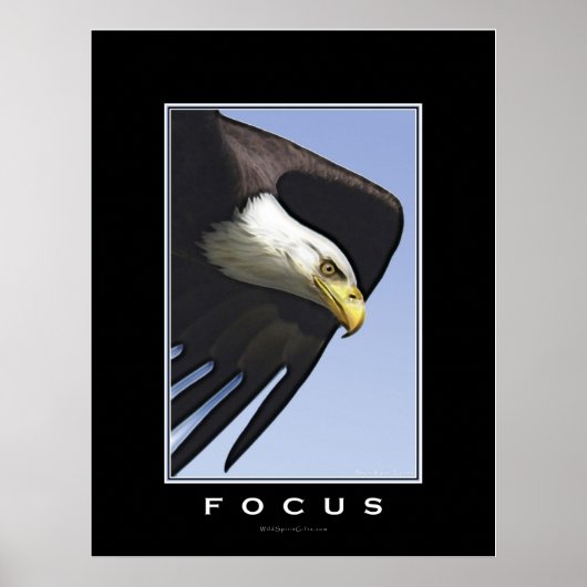 FOCUS Riesiges Motivierend Art Poster (Vorne)