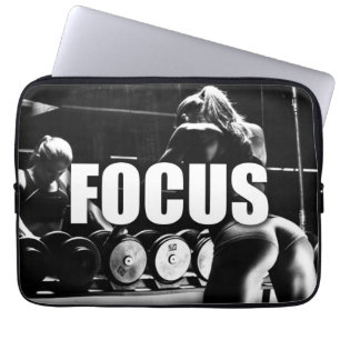 FOCUS - Workout für Frauen Motivierend Laptopschutzhülle