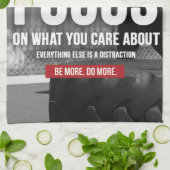 FOCUS - Workout-Motivierend Handtuch (Gefaltet)