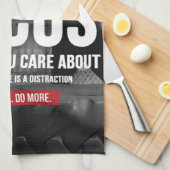 FOCUS - Workout-Motivierend Handtuch (Viertel Falte)