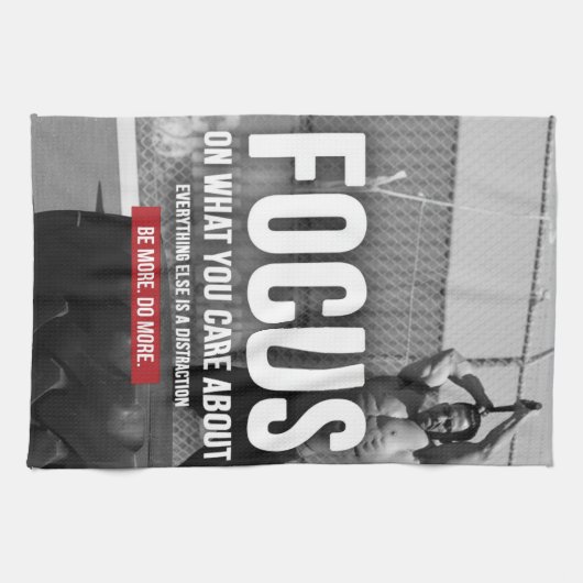 FOCUS - Workout-Motivierend Handtuch (Horizontal)
