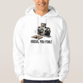 Focus, You Fool! – Angry Camera Yelling at Photo Hoodie (Vorderseite)