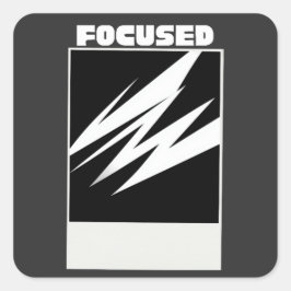 Focuse In Sticker – Minimalistische Motivationsstr